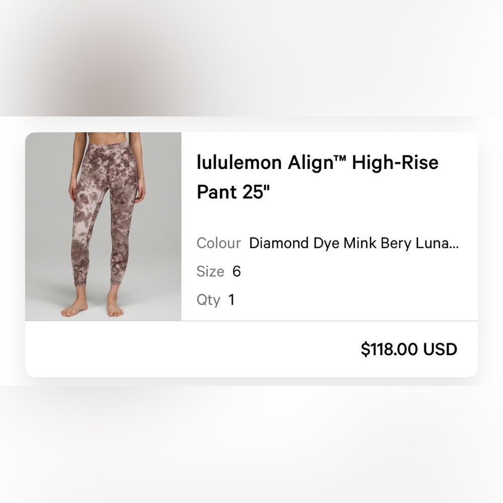 Lululemon Align High-Rise Pant 25”